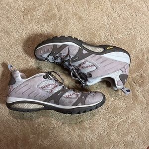 Merrell Womens Siren Sport Hiking Shoes Beige J13888 Leather Lace Up Mesh, Sz 8